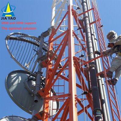 Tháp di động nhỏ gọn góc 3 chân được tích hợp với nguồn điện cho mạng 5G biên