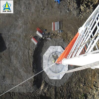 Lightweight Guyed Wire Tower Quick Installation For Rural Wireless Network Coverage