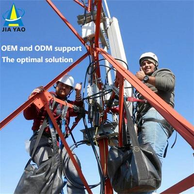 Tháp ăng-ten góc 3 chân chống ăn mòn 40M Nhỏ gọn để sử dụng ở địa điểm hẹp
