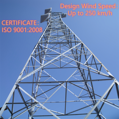 45M Quick Deployment 4 Legged Tower For 5G Coverage Expansion Project