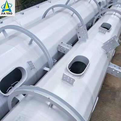 Tháp viễn thông đơn cực mạ kẽm nhúng nóng chống rung 24M