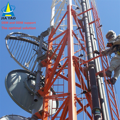 Tháp thép góc 3 chân chống sét 46M cho trạm gốc 5G của khu công nghiệp