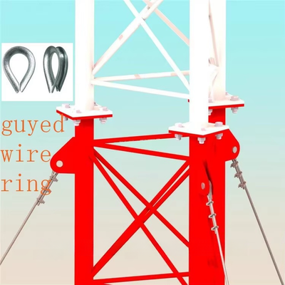 48 50 60M Tháp dây có thể điều chỉnh độ căng cho vùng phủ sóng tín hiệu đồng cỏ