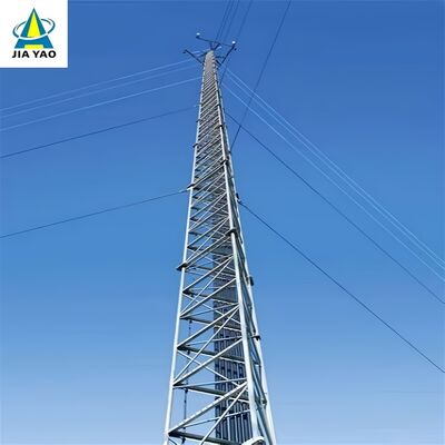 38 46 Tháp dây có dây được tối ưu hóa tải trọng gió 52M để sử dụng cho trạm giám sát địa chấn