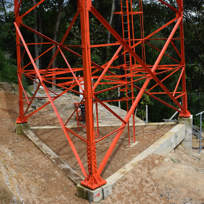 36 49 Tháp thép góc 3 chân có thể tháo rời 54M có thể tái sử dụng để liên lạc sự kiện tạm thời