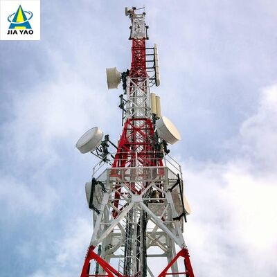 Tháp truyền thông bằng thép góc có chân cấp 4 địa chấn ANSI/TIA-222 Cột lưới tiêu chuẩn để lắp đặt ăng-ten TV vô tuyến
