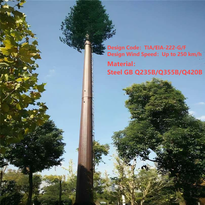 5 10 15 20 25 30 35 40 45 50 55 60 M Mét Ăng-ten vi sóng vô tuyến Cột viễn thông Tháp điện thoại di động cải trang Tháp cây Bionic